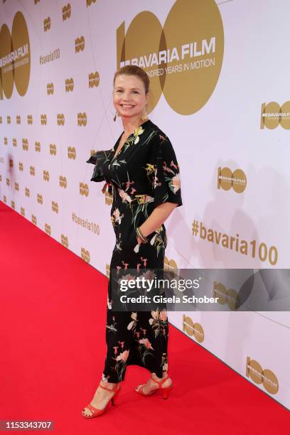 Annette Frier during the Bavaria Film Reception "One Hundred Years in Motion" on the occasion of the 100th anniversary of the Bavaria Film Studios...