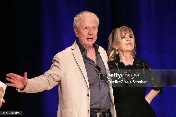 Director Wolfgang Petersen and his wife Maria Borgel-Petersen during the Bavaria Film Reception "One Hundred Years in Motion" on the occasion of the...