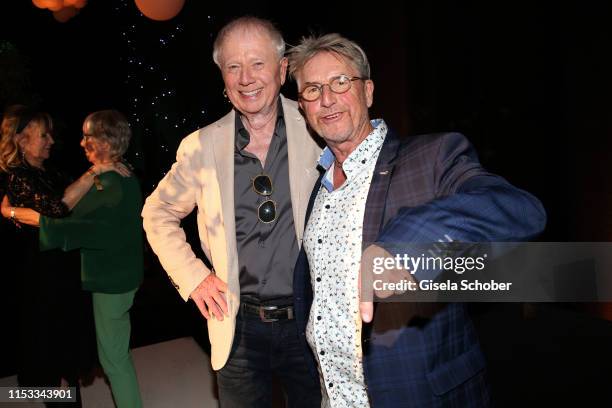 Director Wolfgang Petersen and Martin Semmelrogge during the Bavaria Film Reception "One Hundred Years in Motion" on the occasion of the 100th...