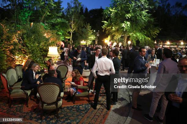 General view during the Bavaria Film Reception "One Hundred Years in Motion" on the occasion of the 100th anniversary of the Bavaria Film Studios and...
