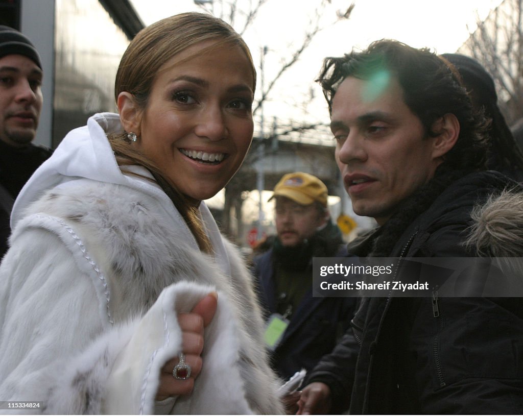Jennifer Lopez and Fat Joe Shoot "Hold You Down" - January 15, 2005