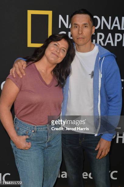 Sue Aikens and Ricko DeWilde attend National Geographic's Contenders Showcase at The Greek Theatre on June 2, 2019 in Los Angeles, California.