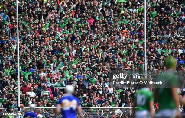 Limerick , Ireland - 30 June 2019; A general view of spectators during the Munster GAA Hurling Senior Championship Final match between Limerick and...