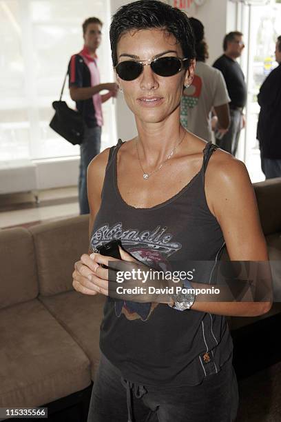 Ingrid Casares wearing Pippo Italia during 2005 MTV VMA - Grubman/Cheban PR Presents Pippo Italia - Day 1 at Catalina Hotel in Miami, Florida, United...