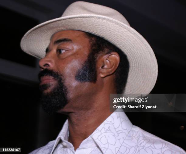 Walt "Clyde" Frazier during Grand Opening of Earl Monroe's Restaurant in New York City - October 31, 2005 at Earl Monroe's in New York City, New...