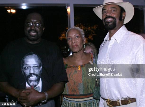 Earl Monroe, Marita Monroe and Walt "Clyde" Frazier