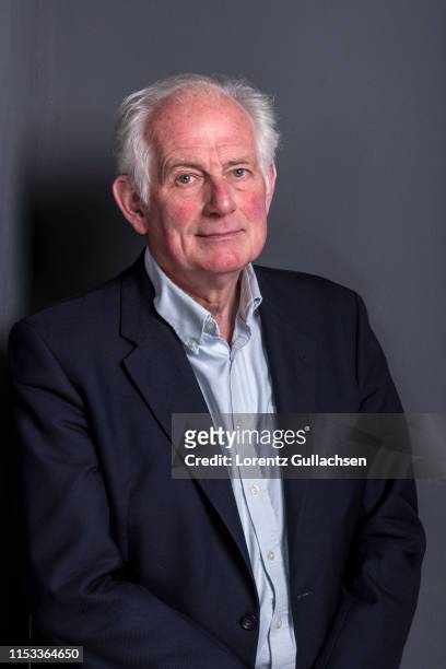 Art historian and tv presenter Dan Cruickshank is photographed on April 28, 2018 in Stratford-upon-Avon, England.