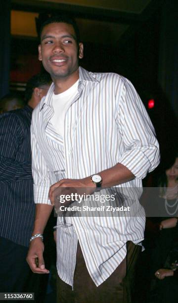 Allan Houston during Allen Houston Retirement Party at Supper Club in New York City, New York, United States.