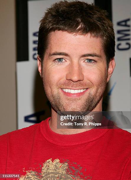 Josh Turner during CMA Music Festival Fan Fair 2007 - Saturday Night Press Conference in Nashville, Tennessee, United States.