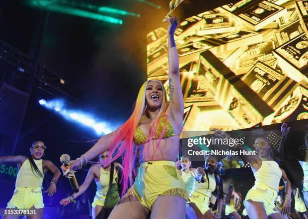 Cardi B performs at Summer Jam 2019 at MetLife Stadium on June 02, 2019 in East Rutherford, New Jersey.