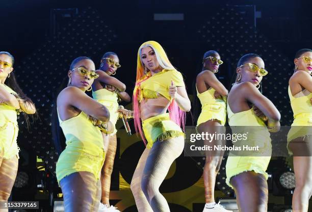 Cardi B performs at Summer Jam 2019 at MetLife Stadium on June 02, 2019 in East Rutherford, New Jersey.