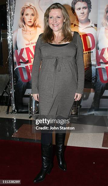 Angela Bishop during "Knocked Up" Sydney Premiere - Arrivals at Hoyts Entertainment Quarter in Sydney, NSW, Australia.