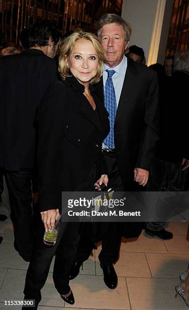 Felicity Kendal and Michael Rudman attend an after party following press night of the new West End production of Simon Gray's Butley at Axis at One...
