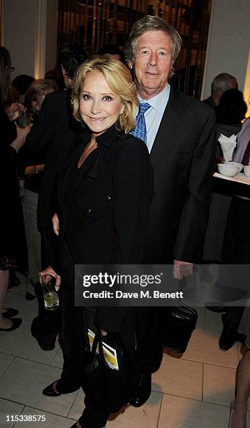 Felicity Kendal and Michael Rudman attend an after party following press night of the new West End production of Simon Gray's Butley at Axis at One...