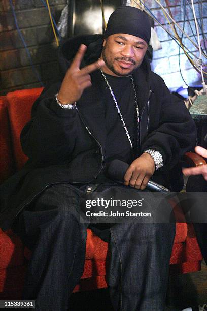 rap artist xzibit during his guest appearance on mtv's... 4,676 The Lair Photos & High Res Pictures - Getty Images