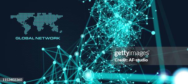 abstract network background - complicated simple stock illustrations