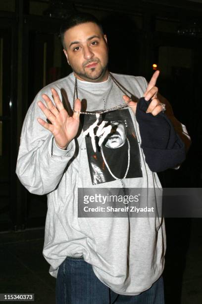 Dj Khalid during Fat Joe Video at Time Hotel in New York, New York, United States.
