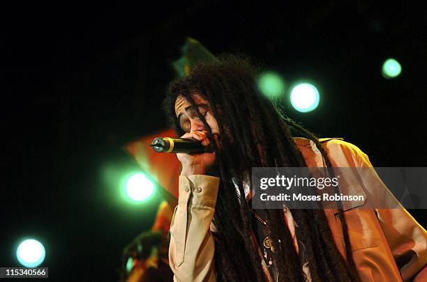 Damian Marley during VIBE Music Festival - Day 2 at Georgia Dome in Atlanta, Georgia, United States.