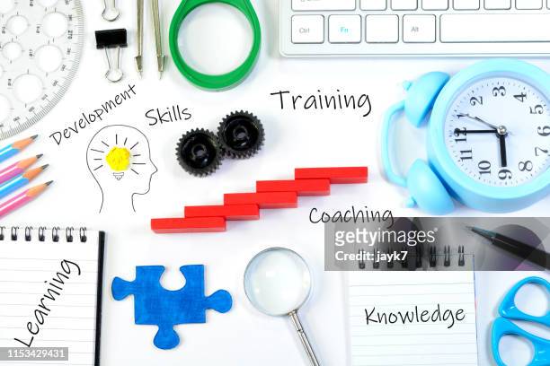 learning and development - corporate training stock-fotos und bilder