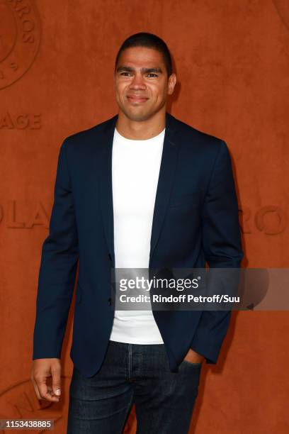 Daniel Narcisse attends the 2019 French Tennis Open - Day Nine at Roland Garros on June 03, 2019 in Paris, France.