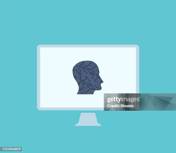 vector internet security - security guard isolated stock illustrations