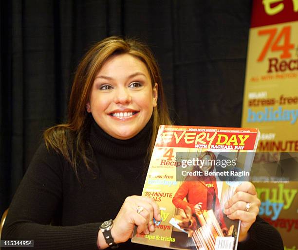 Rachael Ray during Rachael Ray Signs Exculsive Copies Of Her New Magazine "Every Day With Rachael Ray" at Barnes & Noble in New York City, New York,...