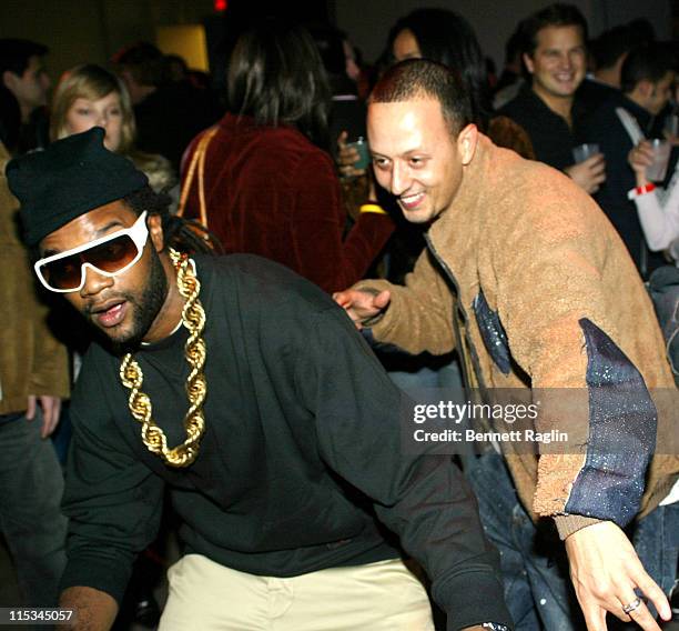 Coltrane and "Hawaii" Mike Salman during Launch Party To Celebrate NBA All-Star Dwyane Wade And His New Converse Signature Shoe "Wade" at Splashlight...