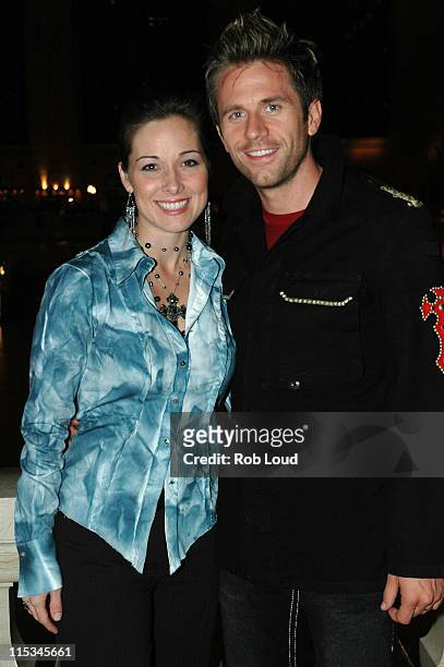 Aaron Benward of Blue County with guest during The 39th Annual CMA Awards - Warner Bros. After Party at Metrazur in New York, New York, United States.