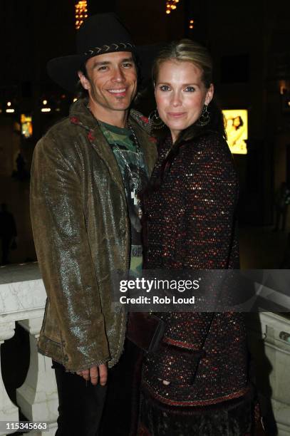 Scott Reeves of Blue County with Melissa Reeves during The 39th Annual CMA Awards - Warner Bros. After Party at Metrazur in New York, New York,...