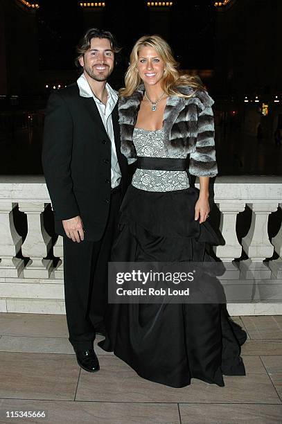 Shaun Silva and Shannon Brown during The 39th Annual CMA Awards - Warner Bros. After Party at Metrazur in New York, New York, United States.