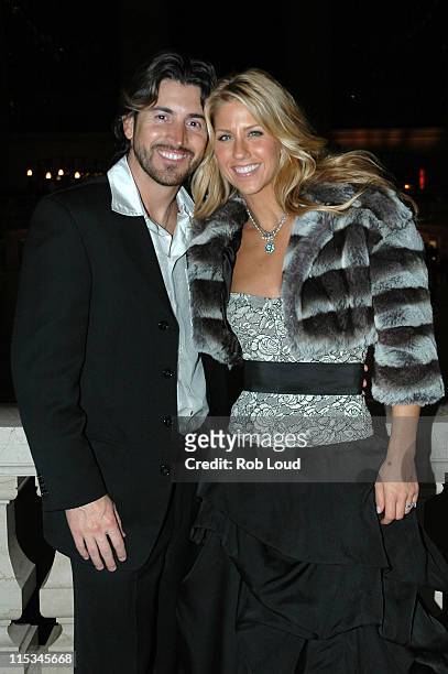 Shaun Silva and Shannon Brown during The 39th Annual CMA Awards - Warner Bros. After Party at Metrazur in New York, New York, United States.