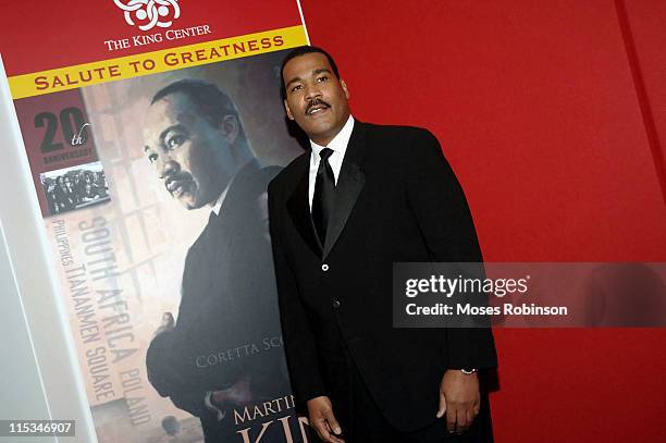 Dexter Scott King during Salute to Greatness Awards Dinner 20th Anniversary Holiday Observance at King Center in Atlanta, Georgia, United States.