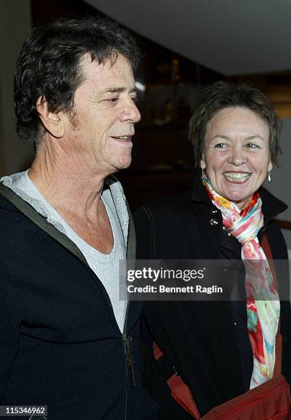 Lou Reed Wife 387 Lou Reed Laurie Anderson Photos & High Res Pictures - Getty Images