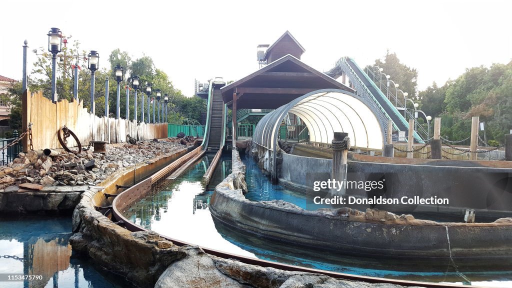 Castle Park Riverside Rides A view of the Log Ride at Castle Park that remains closed... News Photo ...