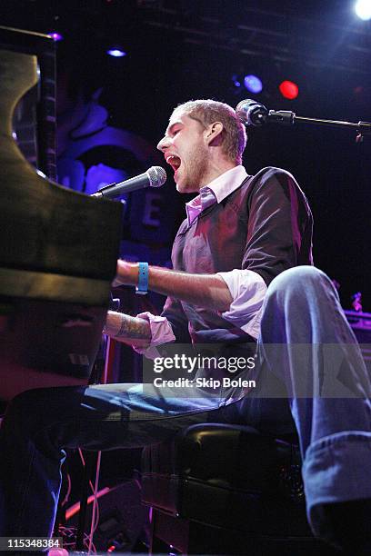 Andrew McMahon of Jack's Mannequin during Visa Signature presents "Signature Sounds Live on the Sunset Strip" with Fall Out Boy in Concert - February...