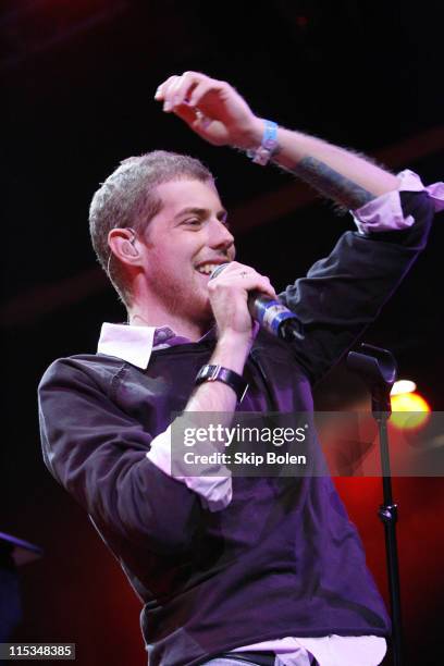 Andrew McMahon of Jack's Mannequin during Visa Signature presents "Signature Sounds Live on the Sunset Strip" with Fall Out Boy in Concert - February...