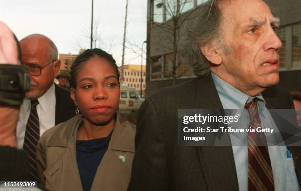 Qubilah Shabazz and defense attorney William Kunstler arrived at the Federal Courts Building together before the announcement that her case had been...