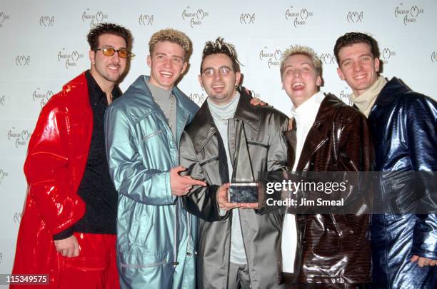 Joey Fatone Jr, Justin Timberlake, Chris Kirkpatrick, Lance Bass and JC Chasez