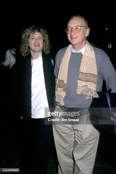 Neil Simon Diane Lander during Premiere of "Mountains On The Moon" at Directors Guild in Los Angeles, California, United States.