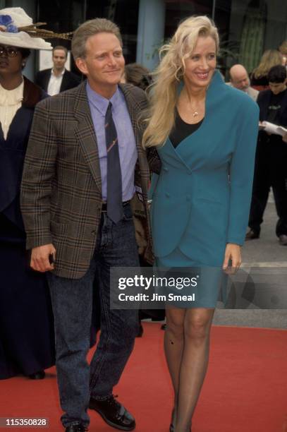 Sally Kirkland and Eric Douglas during The 7th Annual IFP/West Independent Spirit Awards at Raleigh Studios in Hollywood, California, United States.