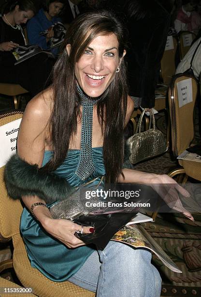 Hilary Shepard during Anand Jon West Coast Debut Fashion Show - Front Row at Four Seasons Hotel in Beverly Hills, California, United States.