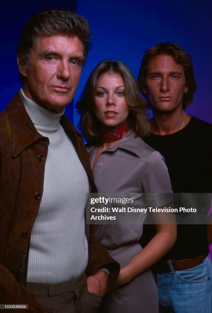 Sandy Novack Robert Stack, Jo Ann Harris, Shelly Novack promotional photo for the ...
