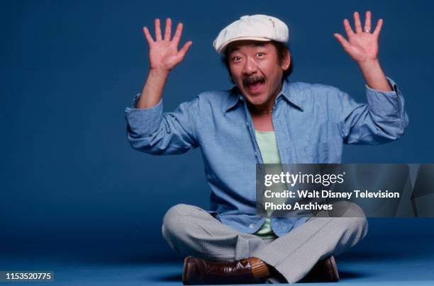 Pat Morita promotional photo for the ABC tv series 'Mr T and Tina'.