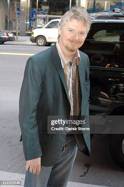 Dave Foley during Jason Lewis, Jenny McCarthy and Dave Foley Leaving "WB11 Morning News" - April 29, 2004 at Daily News Building in New York City,...