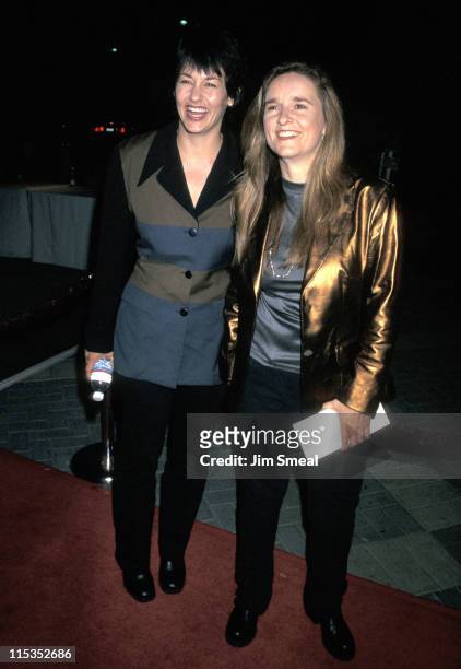 Julie Cypher and Melissa Etheridge during "In & Out" Hollywood Premiere at Paramount Theatre in Hollywood, California, United States.