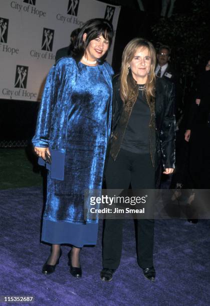 Julie Cypher and Melissa Etheridge during 1996 Spirit of Life Awards at Universal City Walk in Universal City, California, United States.