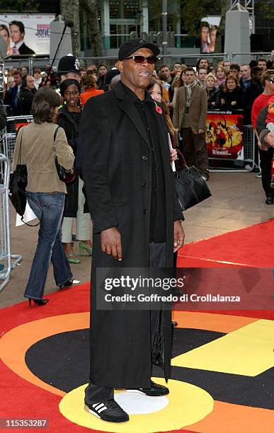 Samuel L. Jackson during "The Incredibles" London Premiere at Empire Leicester Square in London, United Kingdom.