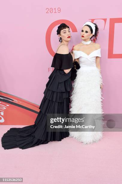 Mia Moretti and Stacey Bendet attend the CFDA Fashion Awards at the Brooklyn Museum of Art on June 03, 2019 in New York City.