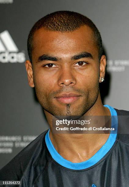 Ashley Cole during Launch of First Adidas Sports Performance Store in London at Adidas Store in London, Great Britain.