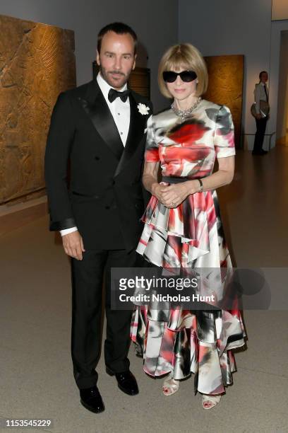 Tom Ford and Anna Wintour attend the CFDA Fashion Awards at the Brooklyn Museum of Art on June 03, 2019 in New York City.